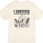 Great Molasses Flood Back Print Premium Tee - Natural back