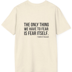 The Only Thing We Have Back Print T-Shirt - Natural back