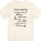 Famous Righties Back Print Premium Tee - Natural back