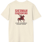 Sherman Deep South Tour Vintage Back Print T-Shirt - Natural back