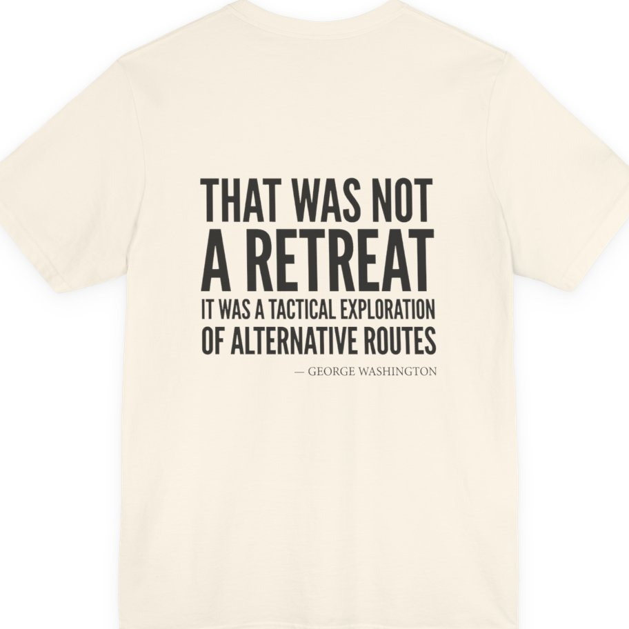 Washington Strategic Relocation Back Print Premium Tee - Natural back
