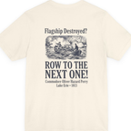 Row To The Next Ship Back Print Premium Tee - Natural back