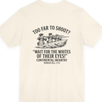 Whites of Their Eyes Bunker Back Print Premium Tee - Natural back