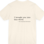 Industrial Revolution Quote Back Print Premium Tee - Natural back