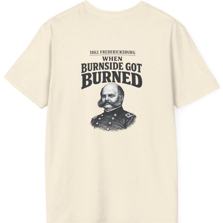 Fredericksburg Burnside Got Burned Vintage Back Print T-Shirt - Natural back