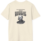 Fredericksburg Burnside Got Burned Vintage Back Print T-Shirt - Natural back