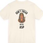 Cleopatra Asp Back Print Premium Tee - Natural back