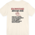 The Black Death European Tour Back Print Premium Tee - Natural back