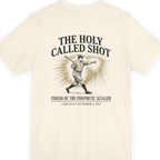 Divine Called Shot Back Print Premium Tee - Natural back