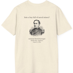 Mobile Bay Minefield Back Print T-Shirt - Natural back