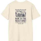 Row To The Next Ship Back Print T-Shirt - Natural back