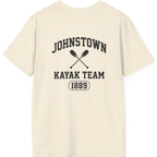Johnstown Kayak Team Back Print T-Shirt - Natural back