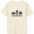 Never Forget Their Service Obsolete Back Print T-Shirt - Natural back