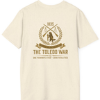 The Toledo War Michigan Volunteer Back Print T-Shirt - Natural back