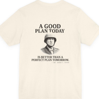 Patton Good Plan Back Print Premium Tee - Natural back