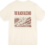 Black Blizzard Dust Tour Back Print Premium Tee - Natural back