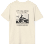 Jfk Yacht Sunglasses Flex Back Print T-Shirt - Natural back