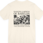 Hanging Gardens Landscaping Back Print Premium Tee - Natural back