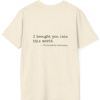 Industrial Revolution Quote Back Print T-Shirt - Natural back