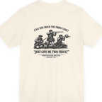 Continental Militia Two Fires Cowpens Back Print Premium Tee - Natural back