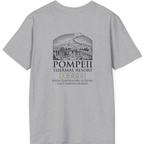 Pompeii Thermal Resort Back Print T-Shirt - Sport Grey back