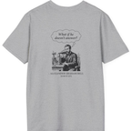 First Phone Call Panic Back Print T-Shirt - Sport Grey back