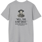 Well This Is Not Great Back Print T-Shirt - Sport Grey back