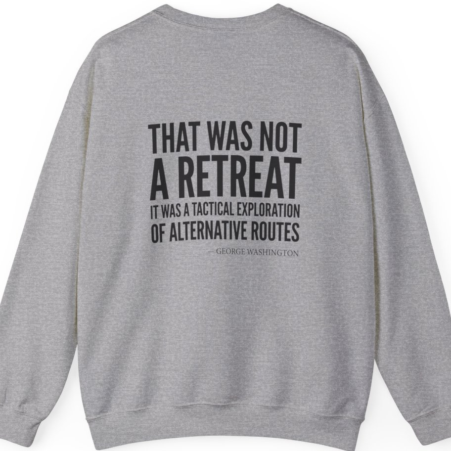 Washington Strategic Relocation Back Print Sweatshirt - Sport Grey back