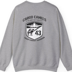 Cargo Camels WWII Usaaf Troop Back Print Sweatshirt - Sport Grey back