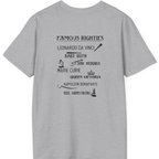 Famous Righties Back Print T-Shirt - Sport Grey back