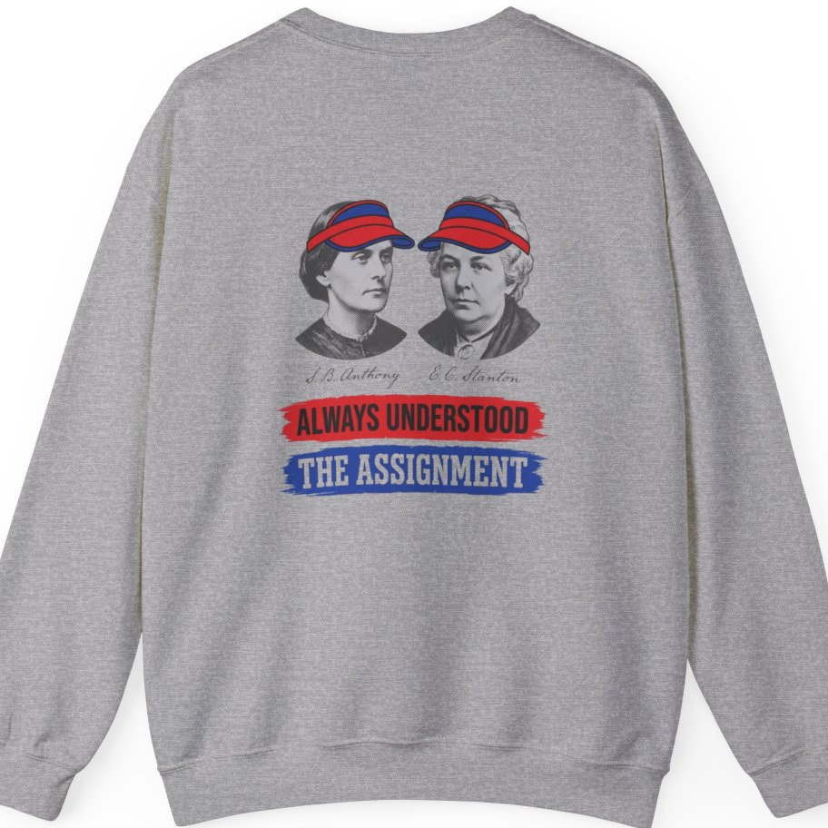 Anthony Stanton Assignment Back Print Sweatshirt - Sport Grey back