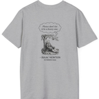 Newton Gravity Anxiety Back Print T-Shirt - Sport Grey back