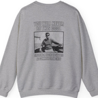 Jfk Yacht Sunglasses Flex Back Print Sweatshirt - Sport Grey back