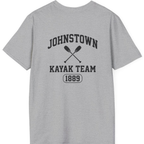 Johnstown Kayak Team Back Print T-Shirt - Sport Grey back