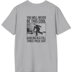 Nixon Suit Bowling Flex Back Print T-Shirt - Sport Grey back