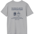 Franklin Arctic Expedition Escape Room Back Print T-Shirt - Sport Grey back