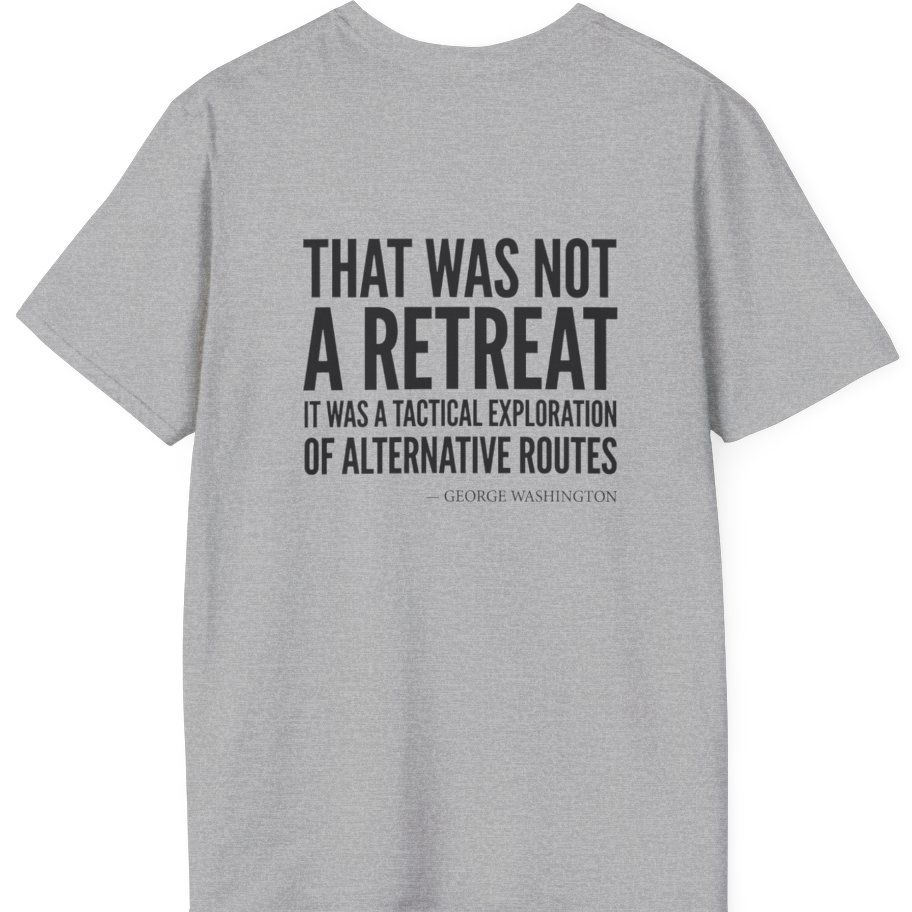 Washington Strategic Relocation Back Print T-Shirt - Sport Grey back