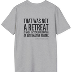 Washington Strategic Relocation Back Print T-Shirt - Sport Grey back