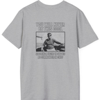 Jfk Yacht Sunglasses Flex Back Print T-Shirt - Sport Grey back