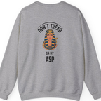 Cleopatra Asp Back Print Sweatshirt - Sport Grey back
