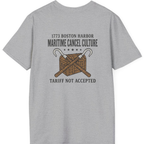 Maritime Cancel Culture Back Print T-Shirt - Sport Grey back