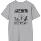 Great Molasses Flood Back Print T-Shirt - Sport Grey back