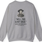 Well This Is Not Great Back Print Sweatshirt - Sport Grey back