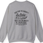 Whites of Their Eyes Bunker Back Print Sweatshirt - Sport Grey back