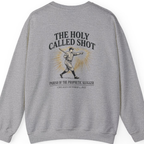 Divine Called Shot Back Print Sweatshirt - Sport Grey back