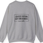Oscar Wilde Quote Back Print Sweatshirt - Sport Grey back