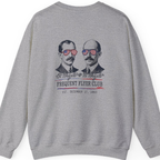 Wright Brothers Frequent Flyer Back Print Sweatshirt - Sport Grey back