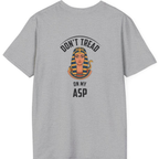 Cleopatra Asp Back Print T-Shirt - Sport Grey back