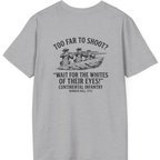 Whites of Their Eyes Bunker Back Print T-Shirt - Sport Grey back