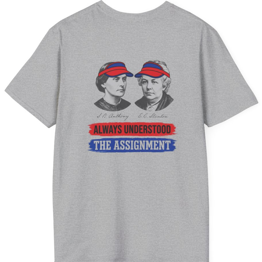 Anthony Stanton Assignment Back Print T-Shirt - Sport Grey back